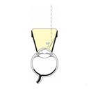 Gonio lente singolo Specchio Laser