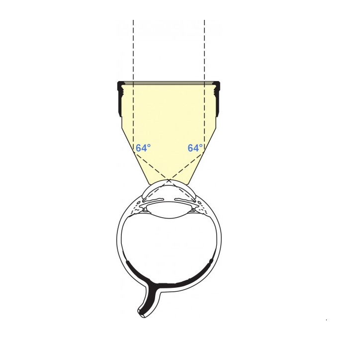 Gonioscopio Sussman 4 specchi Anello grande