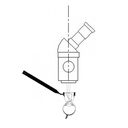 Gonio lente chirurgica di Ahmed DVX con manipolo