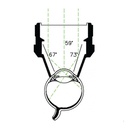 Lente 3 specchi  no fluid Serie max360