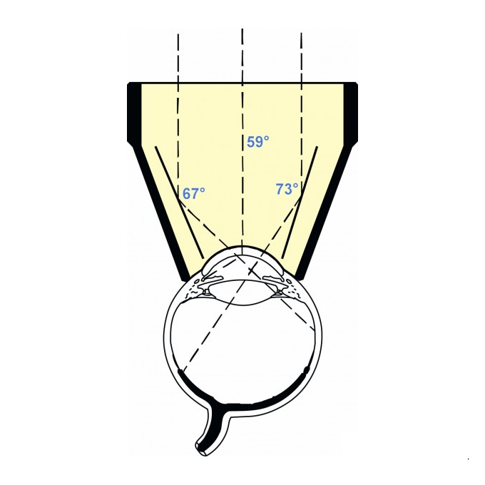 Lente 3 specchi 17mm