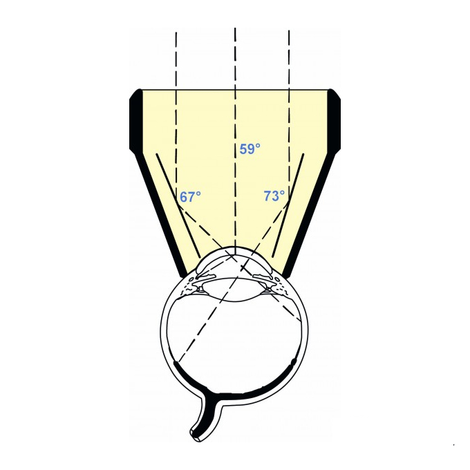 Lente 3 specchi Laser 20mm c/flangia