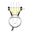 Lente di Osher per gonio e polo posteriore