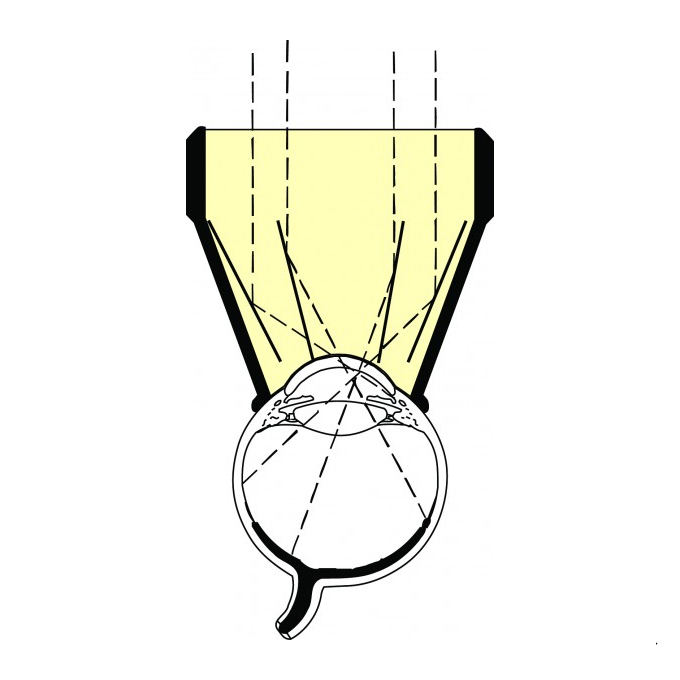 Lente laser di Karickhoff 4 specchi z.o. 20mm c/flangia