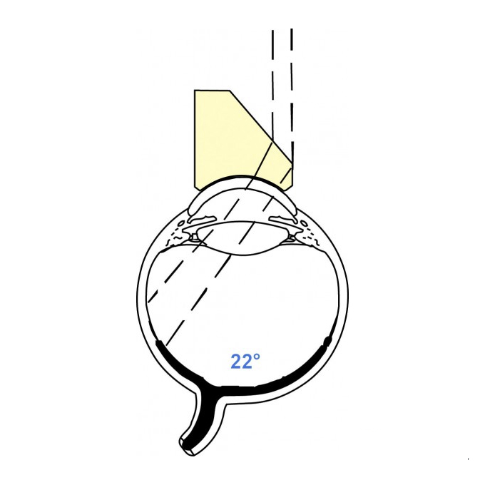 Lente prismatica 50°