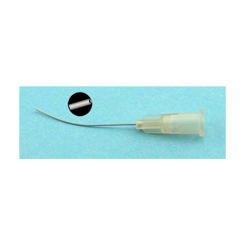 Cannula Vie Lacrimali Curva 26 Ga x 1⅛” 10 pz