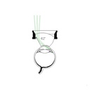 Gonio lente  chirurgica  1.5X di Ahmed