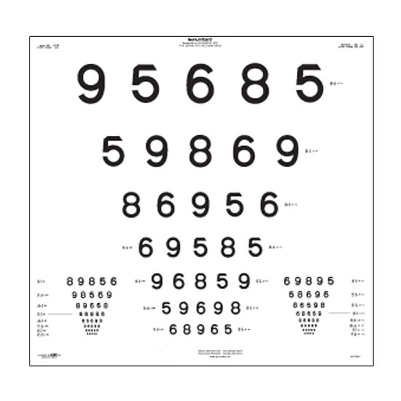 Etdrs Numeri Lea - 3 Metri