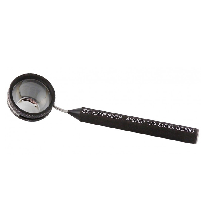 Gonio lente chirurgica 1.5X di Ahmed con manipolo