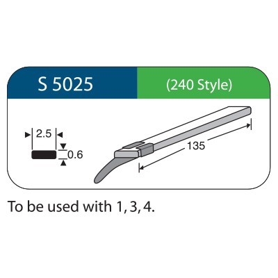 Laccio in silicone STYLE 240 5pz