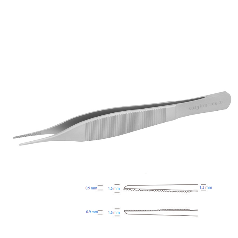 Pinza di Adsons sottile e zigrinata 10pz