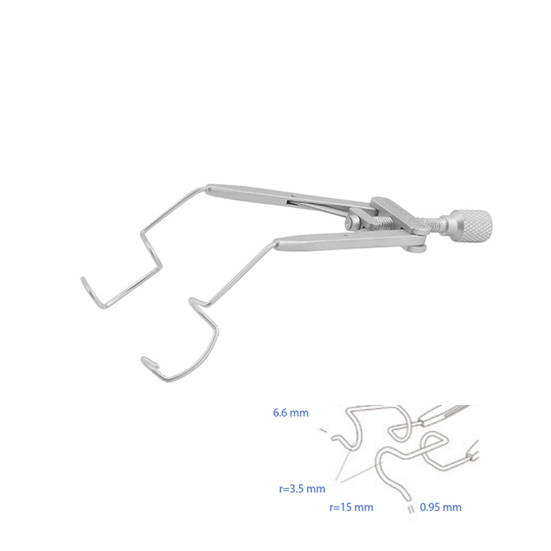 Blefarostato di Liebermann a vite 10pz