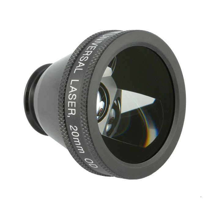 Lente 3 specchi Laser 20mm c/flangia