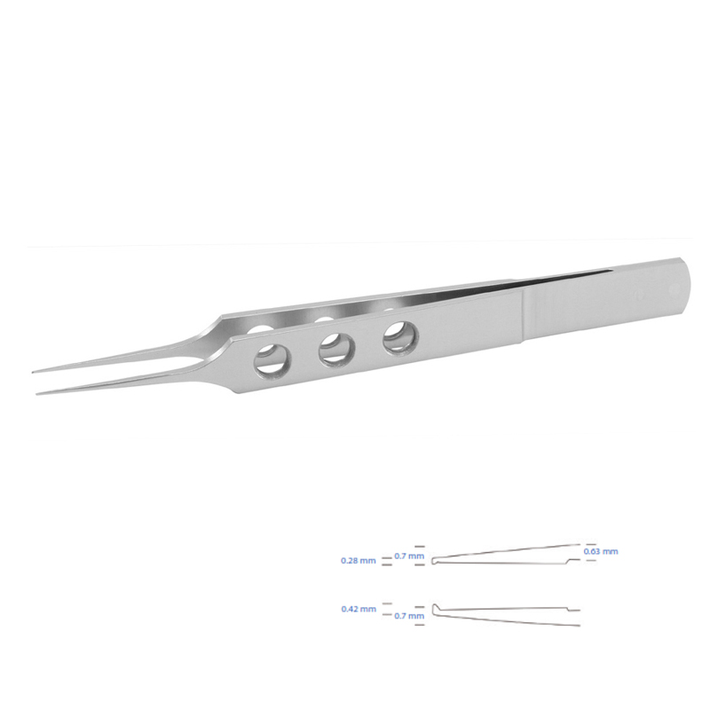 Pinza Dentata retta sottile 10pz