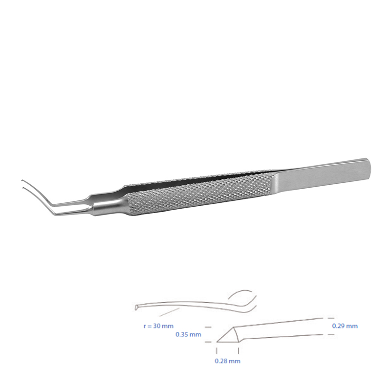 Pinza Capsuloressi MICS curva 10pz