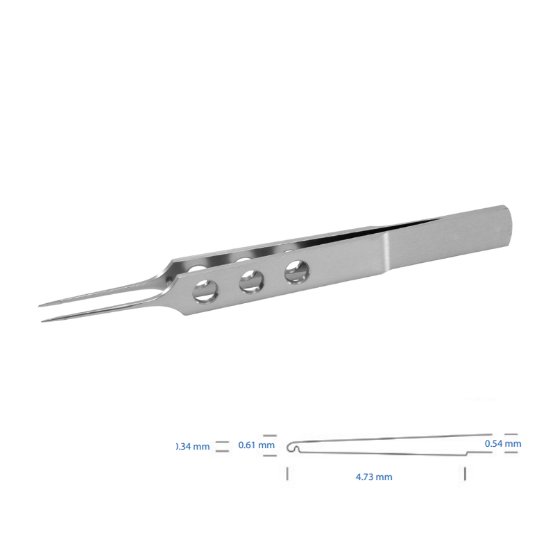 Pinza Notched curva 1opz