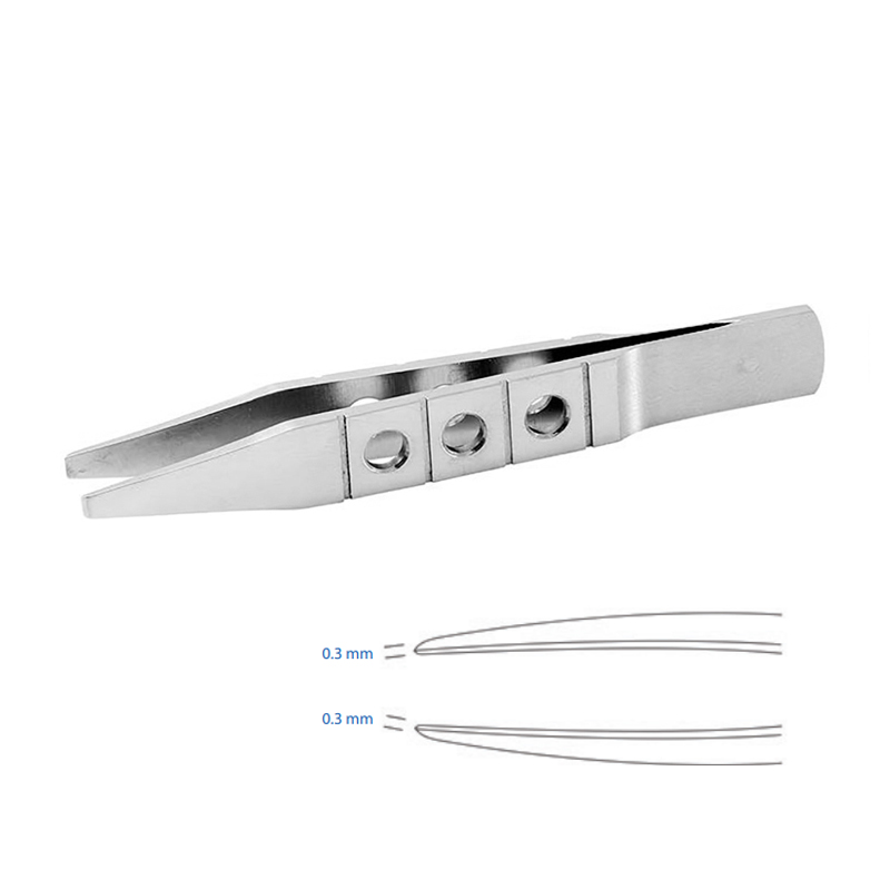 Pinza per epilazione ciglia 10pz