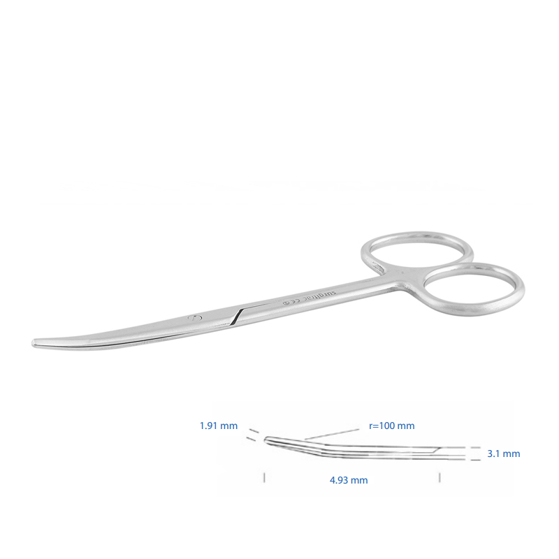 Forbici di Stevens curve 10pz