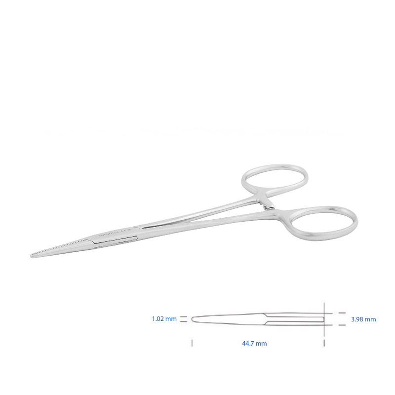 Pinza mosquito di Halstead retta 10pz