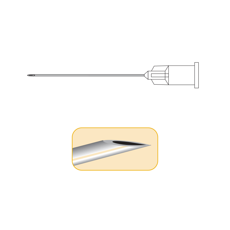 Ago Retrobulbare punza aguzza 10pz