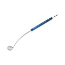 Lente di Machemer ingrandente c/manico blu e infus.