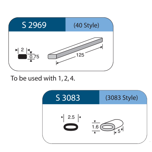 SET banda di cerchiaggio con sleeve (S2969 + S3083) 5pz