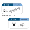 SET banda di cerchiaggio con sleeve (S2969 + S3083) 5pz