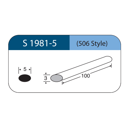 Spugna sclerale in silicone STYLE 506 5pz
