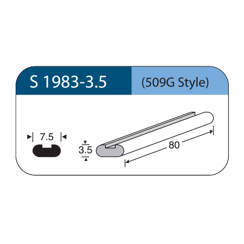 Spugna sclerale in silicone STYLE 509