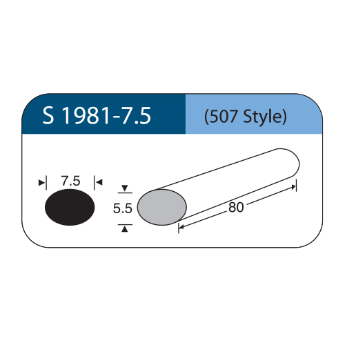 Spugna sclerale in silicone STYLE 507