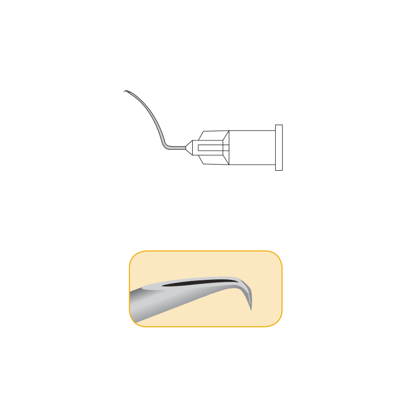 Cannula angolata Capsulotomia - Cistotomo